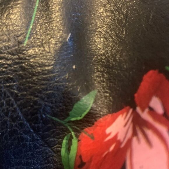 Apt. 9 Women Black Shoulder Bag Floral Print - Picture 3 of 5